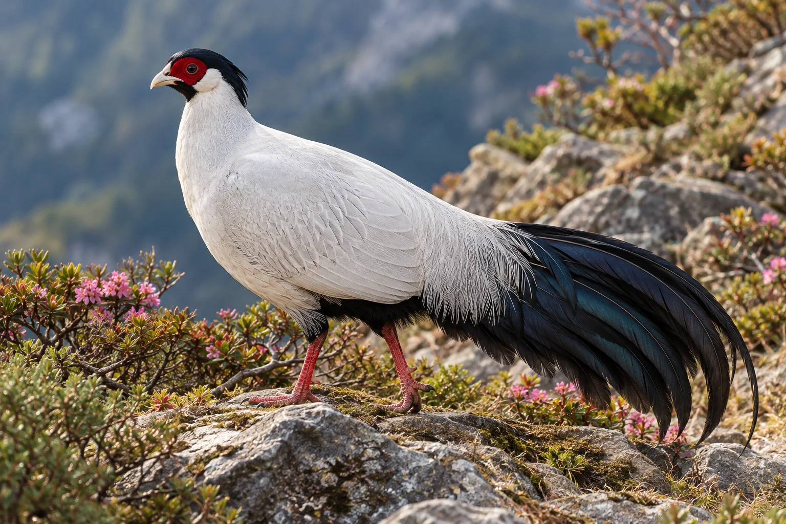 White Eared Pheasant